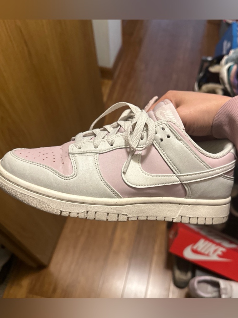Dunks lavender and gray